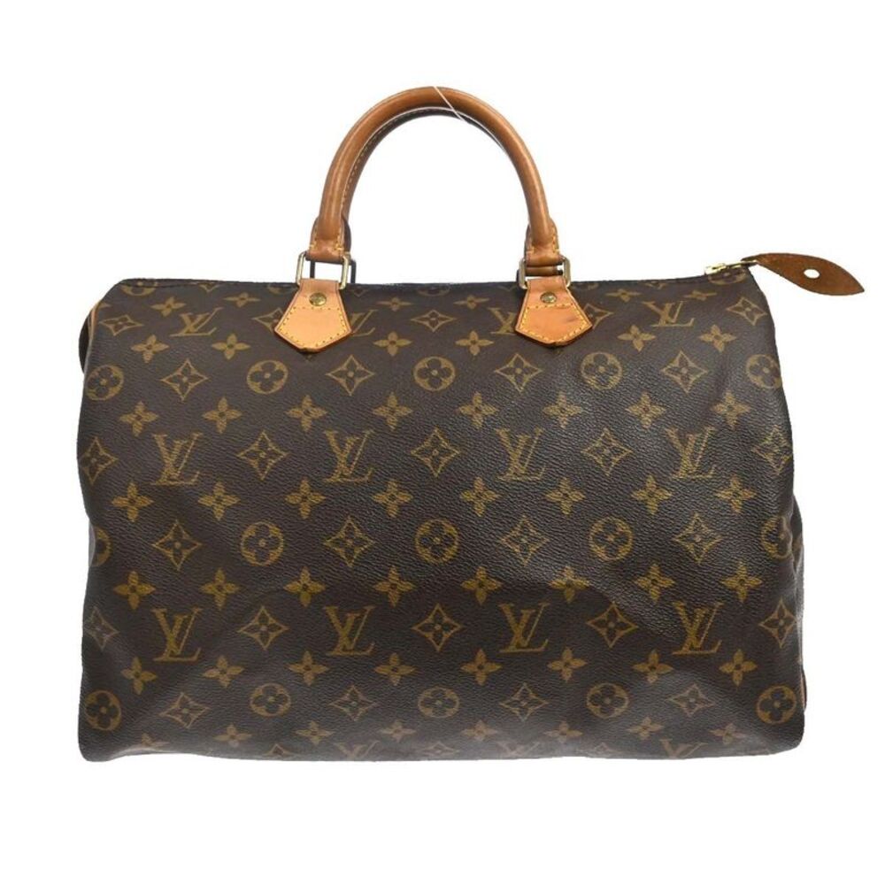 Louis Vuitton Speedy Monogram Canvas Brown Canvas Handbag